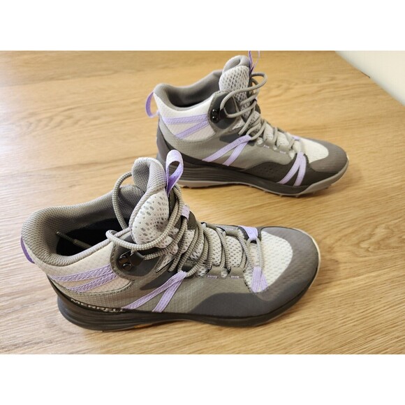 Merrell Siren 4 Mid GTX Womens Hiking Boots Moon/Orchid Womens Size 10 Purple - Picture 8 of 13